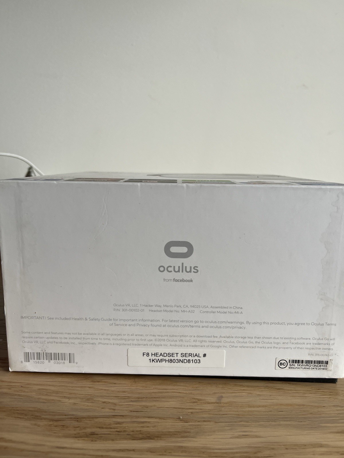 Oculus go standalone vr 32gb