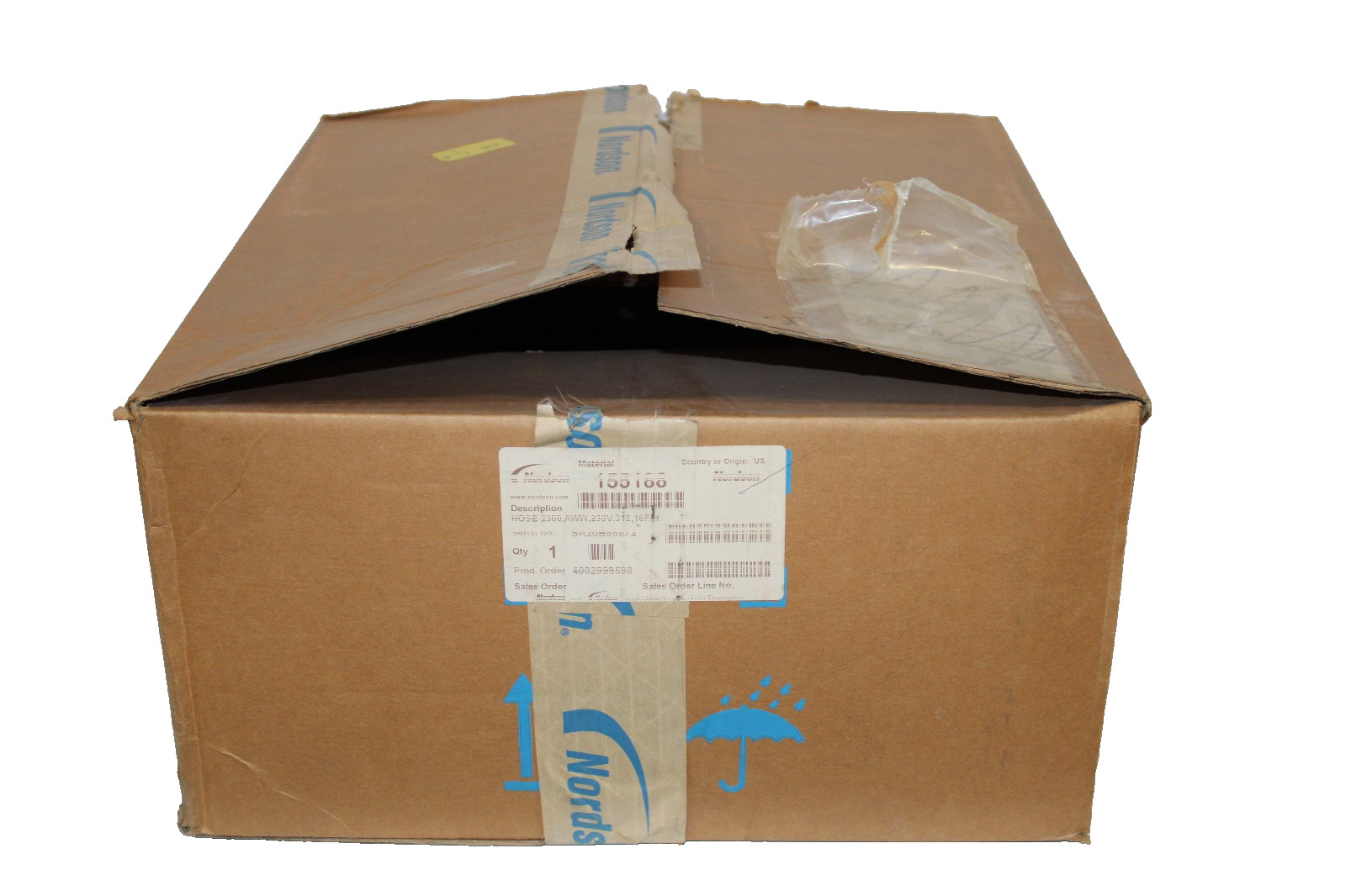 NORDSON 155188 HOSE 2300 16FT .312  240V HOT MELT HEATED GLUE HOSE NEW IN BOX