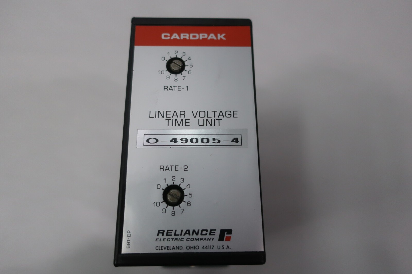 Reliance 0-49005-4 Linear Voltage Time Unit Module