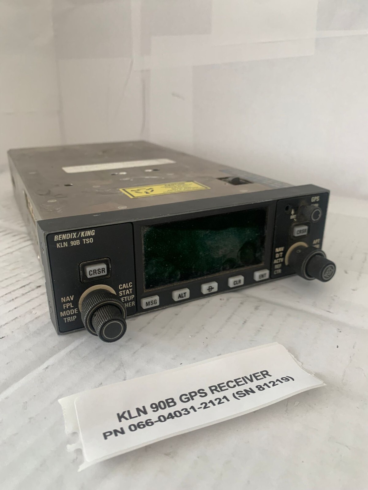 KLN 90B GPS RECEIVER 066-04031-2121 (SN 81219)