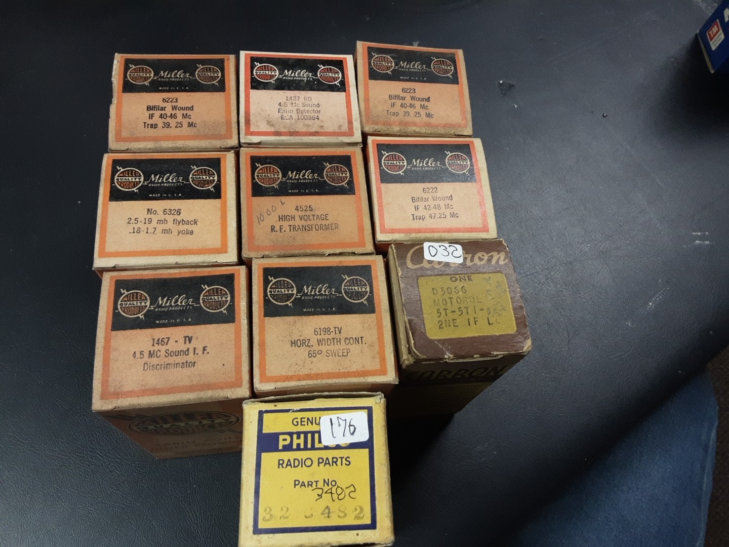 NOS Miller IF Coil Ratio Det Flyback Discriminator 10pc