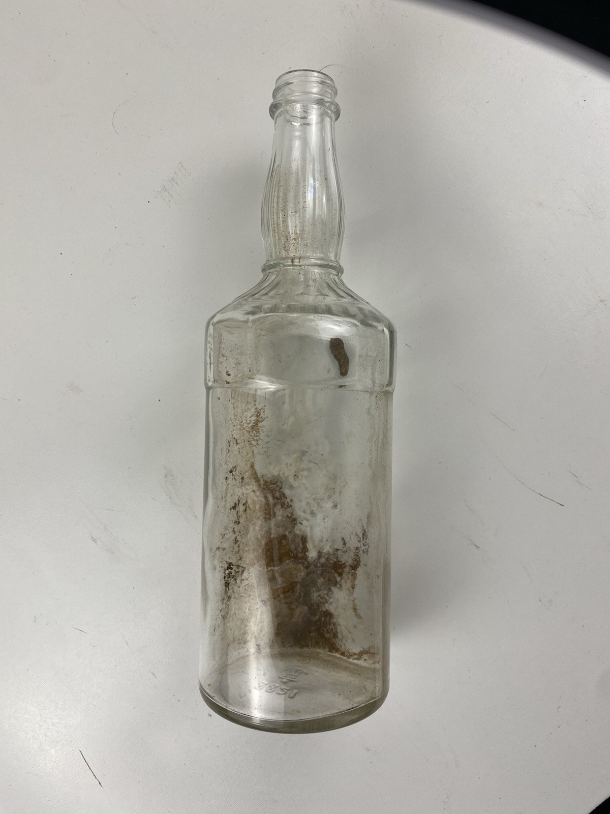 Vintage Anchor Hocking liquor?  bottle 10" x 3" No Chips Or Cracks.