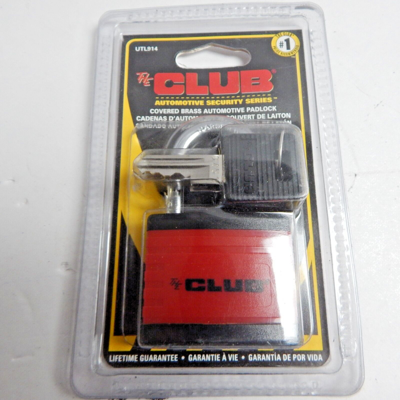 The Club AutoMotive Security Series 1 3/4 In Security Lock UTL914