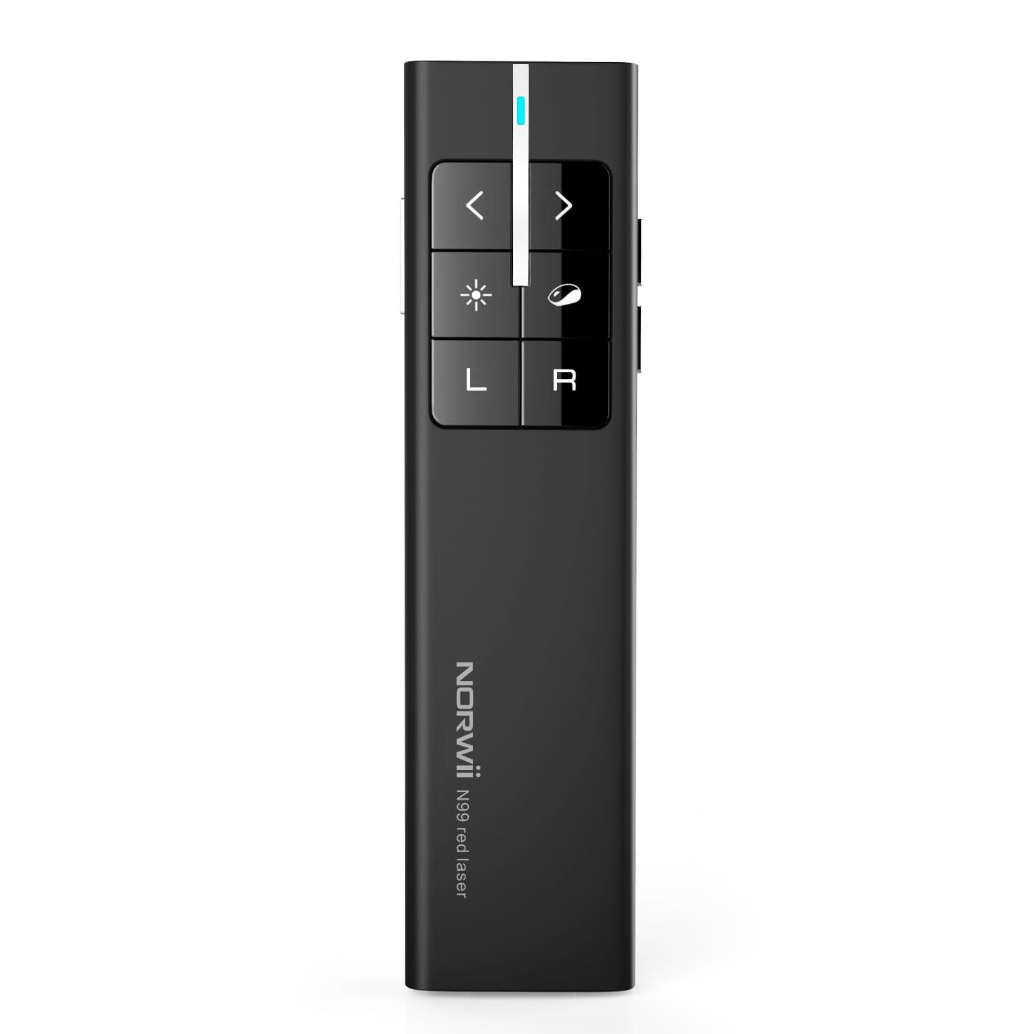 NORWII N99 Presentation Clicker Air Mouse Function Wireless Presenter USB Powerp