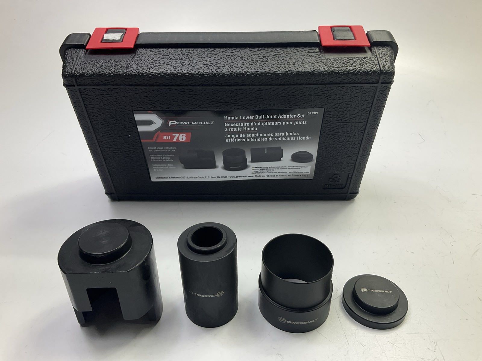 Powerbuilt 641321 Honda Lower Ball Joint Adapter Kit