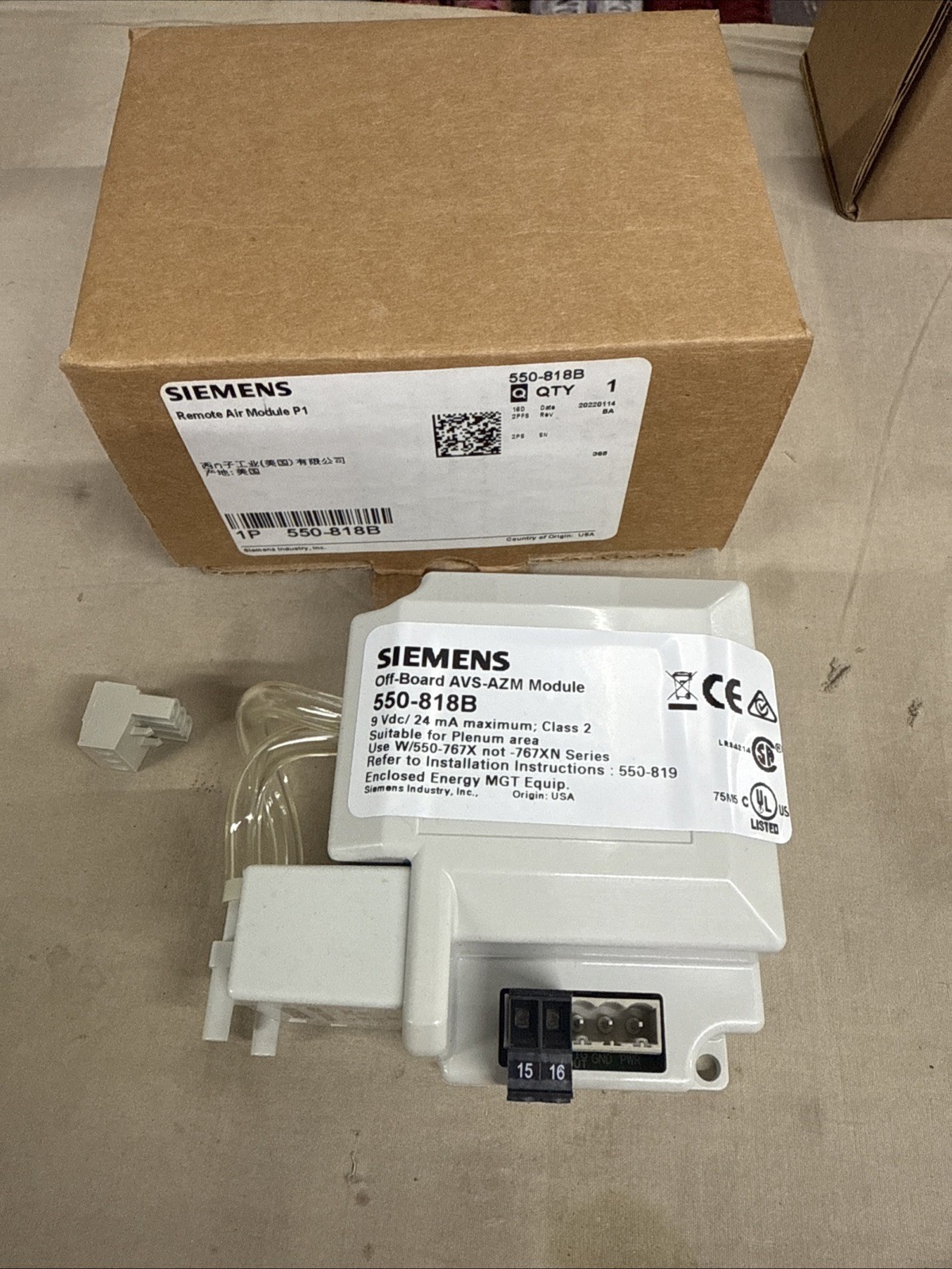 Siemens Off-Board AVS-AZM Module Model: 550-818B NEW FREE SHIPPING