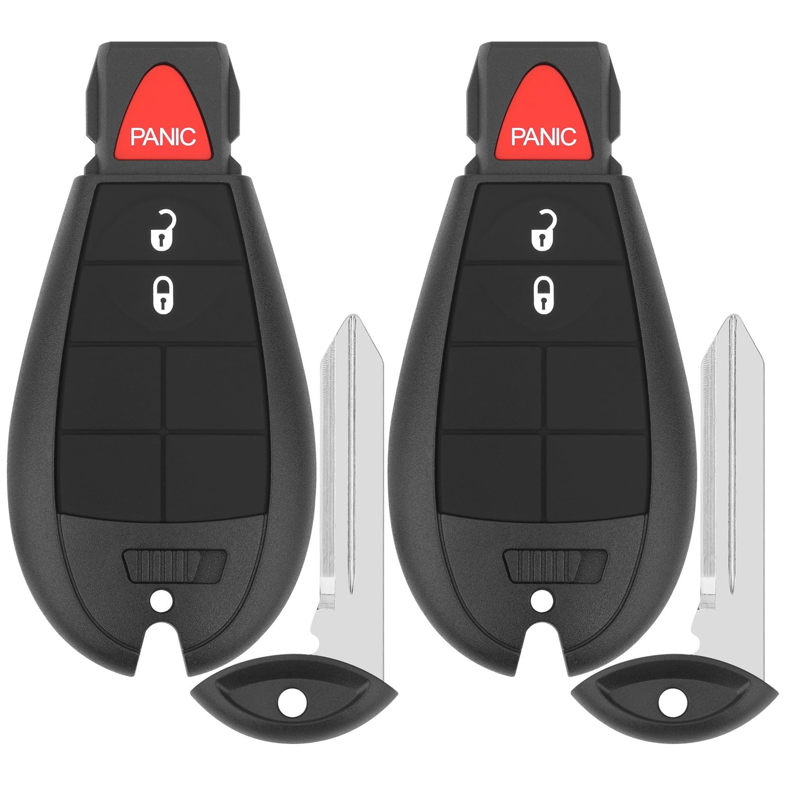 2 PCS Key Fob Replacement Fits 20132021 Ram 1500 2500 3500 4500 GQ453T