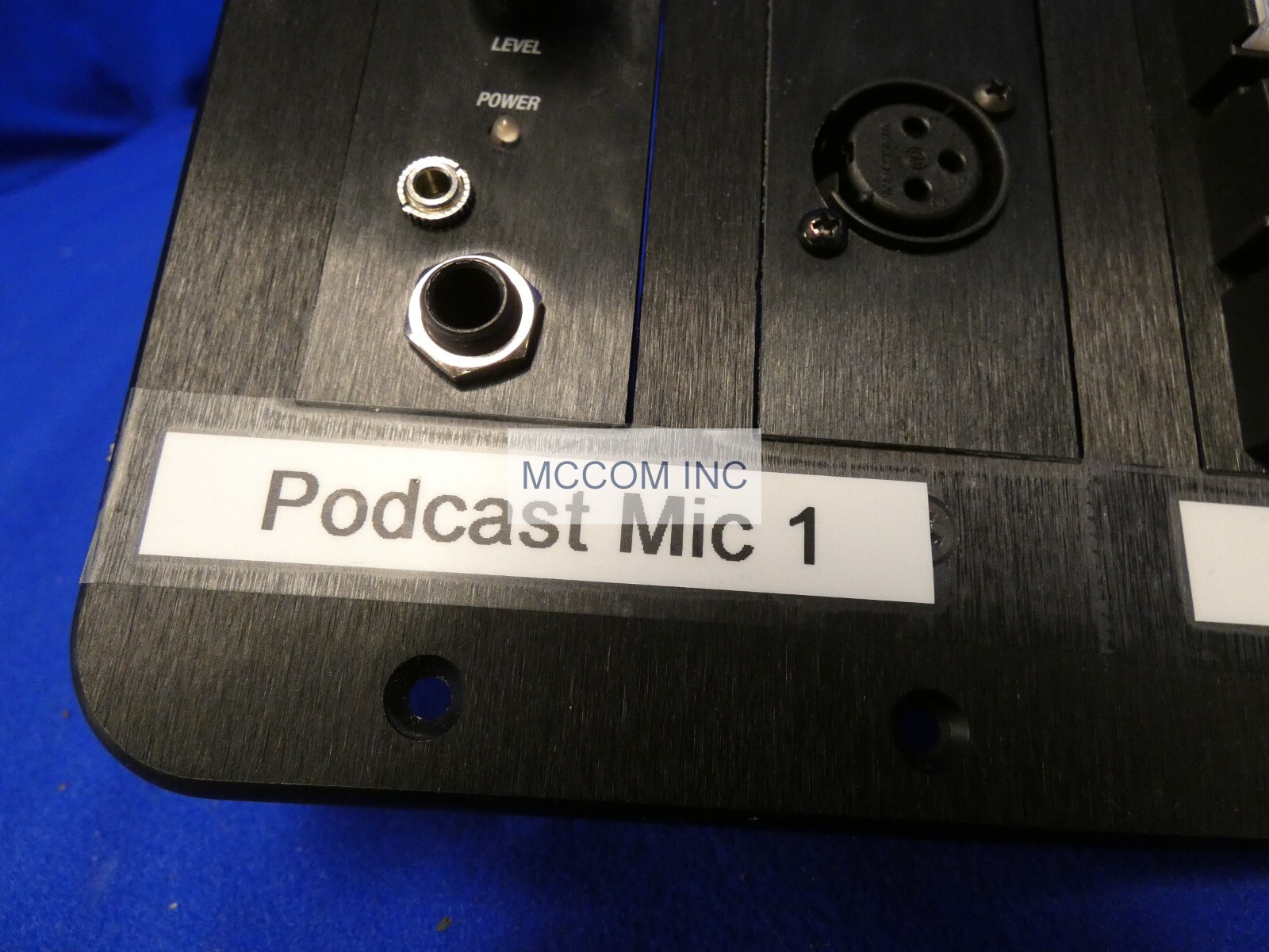 StudioHub + Podcast Mic Panel w/ headphone amp, XLR, push button