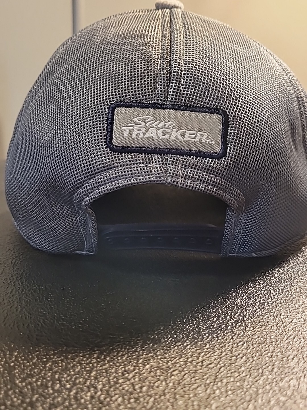 Sun Tracker Gray Hat Cap Fabric & Mesh Hat Cap White Yellow Orange