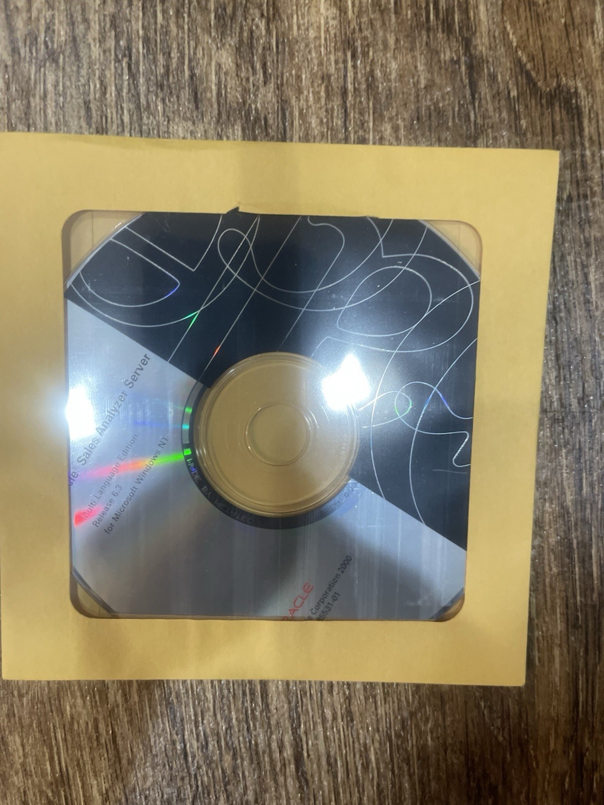 Vintage Oracle Sales Analyzer Server Release 6.3 Windows NT CD 2000 Rare