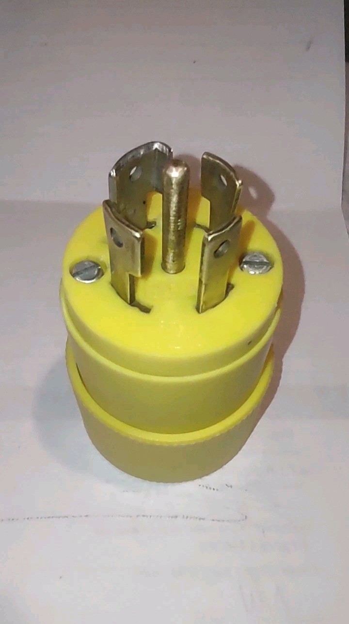 Hubbell HBL28CM11 Twist-Lock 3 Phase, Male 30A 120/208v 4P 5W Marine Gd L21-30P