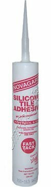 Novagard 700-163 Silicone Tile Adhesive, 10.3oz