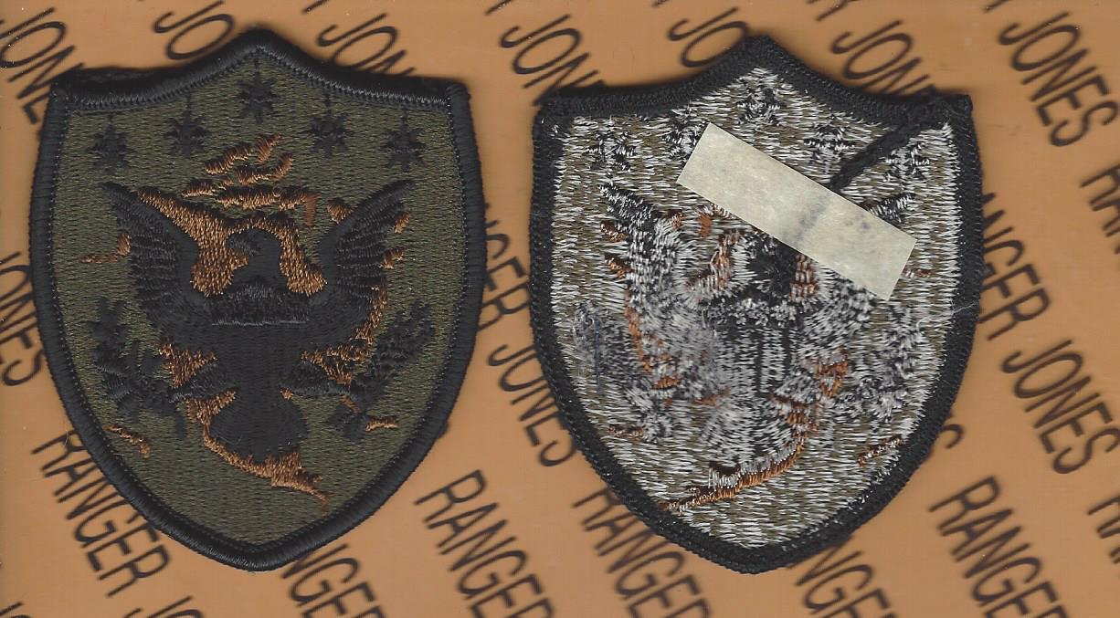US Army Element Northern Command NORTHCOM OD Green BDU 3" uniform patch m/e