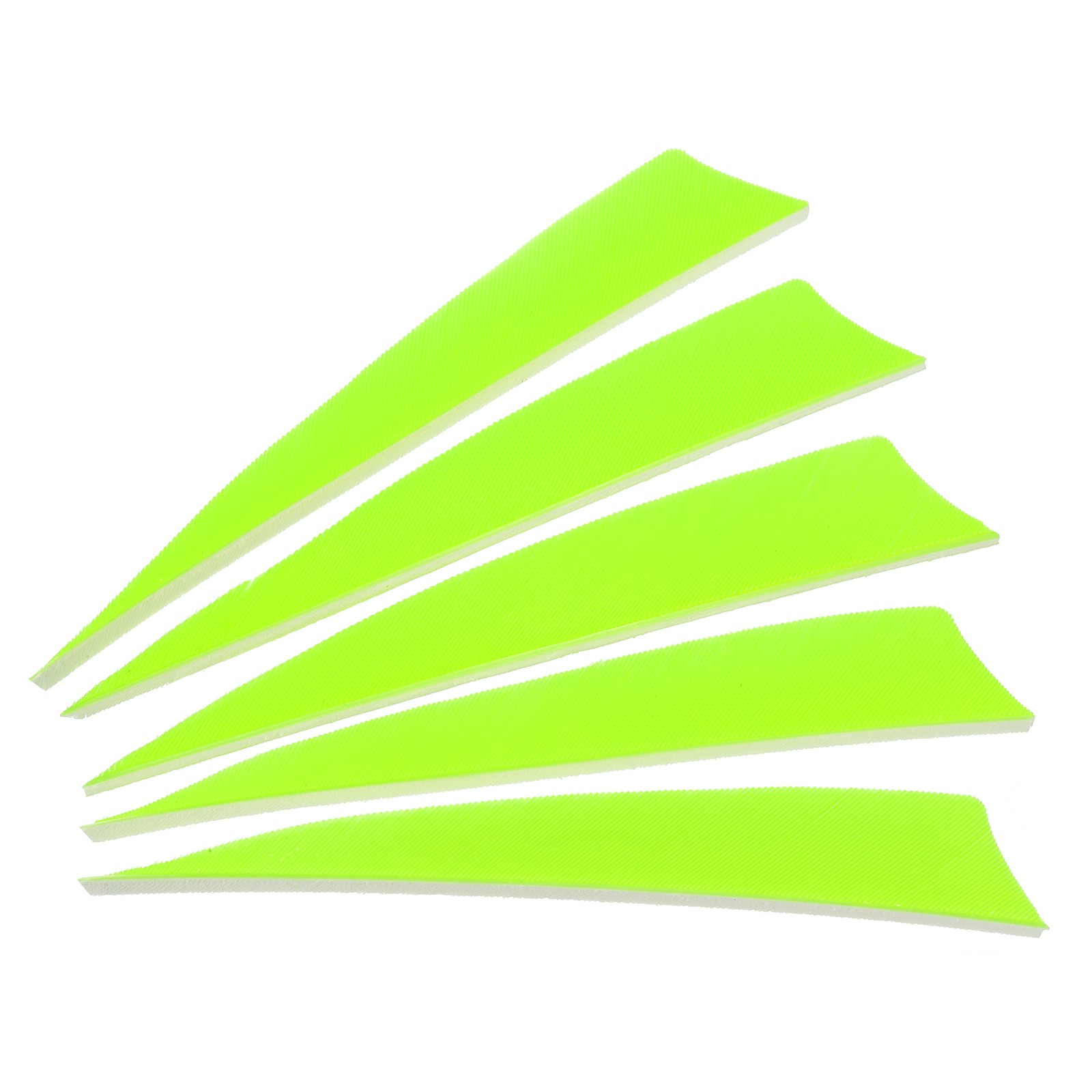 Arrows Vanes 50 Pack 4 Inch Arrow Feather Right Wing Fluorescent Green for DIY
