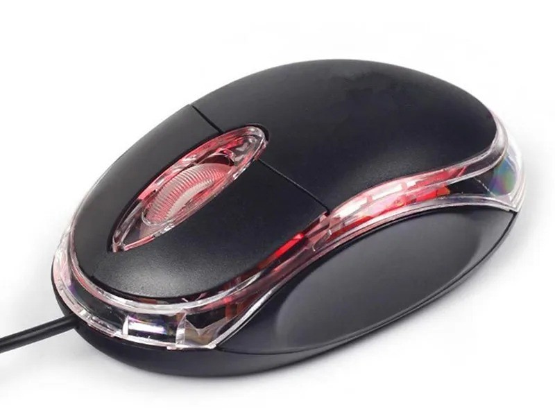 Mini USB Wired Optical Mouse 1000 DPI LED Gaming for PC Laptop Notebook Computer
