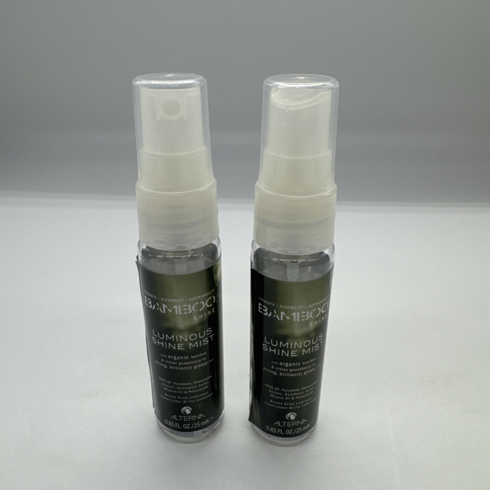 Set of 2 Alterna Bamboo Luminous Shine Hair Mist - 0.85 oz, 25 ml each