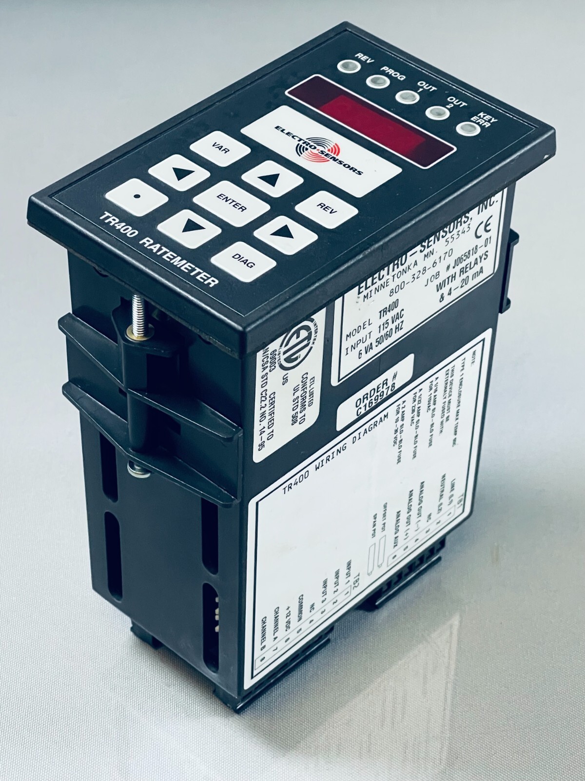 Electro-Sensors TR400 Ratemeter 115V