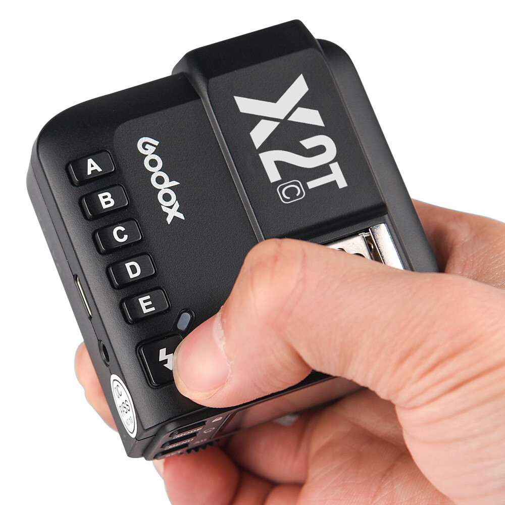 US 2X Godox SK400II 2.4G 400Ws Studio Strobe Flash Light+X2T-C Trigger For Canon
