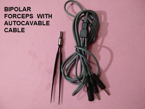 Electros.urgical Mini Cautery Bipolar Forceps with Silicon Cable Laparoscopy A++