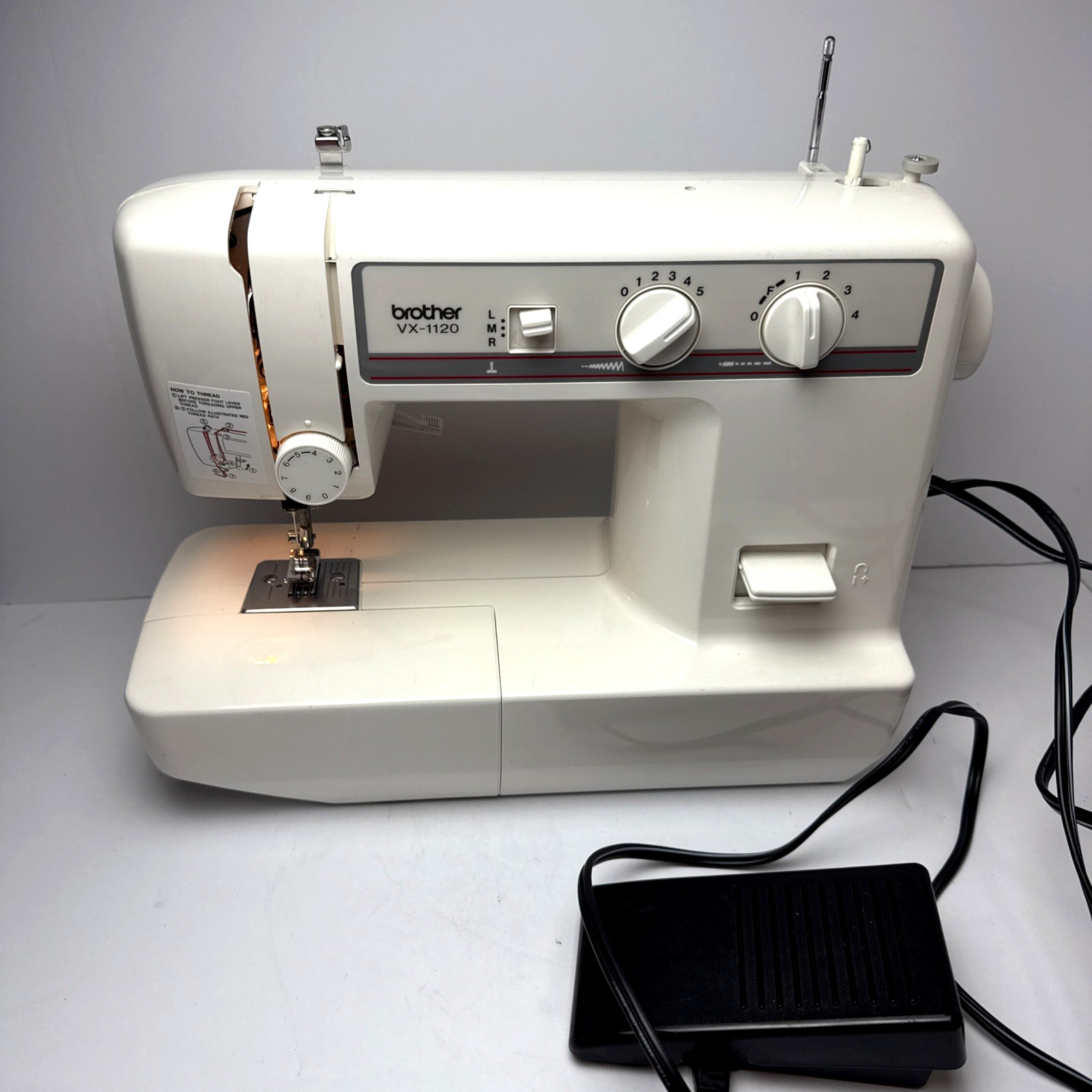 Brother VX-1120 Sewing Machine w Foot Pedal Tested Works Clean