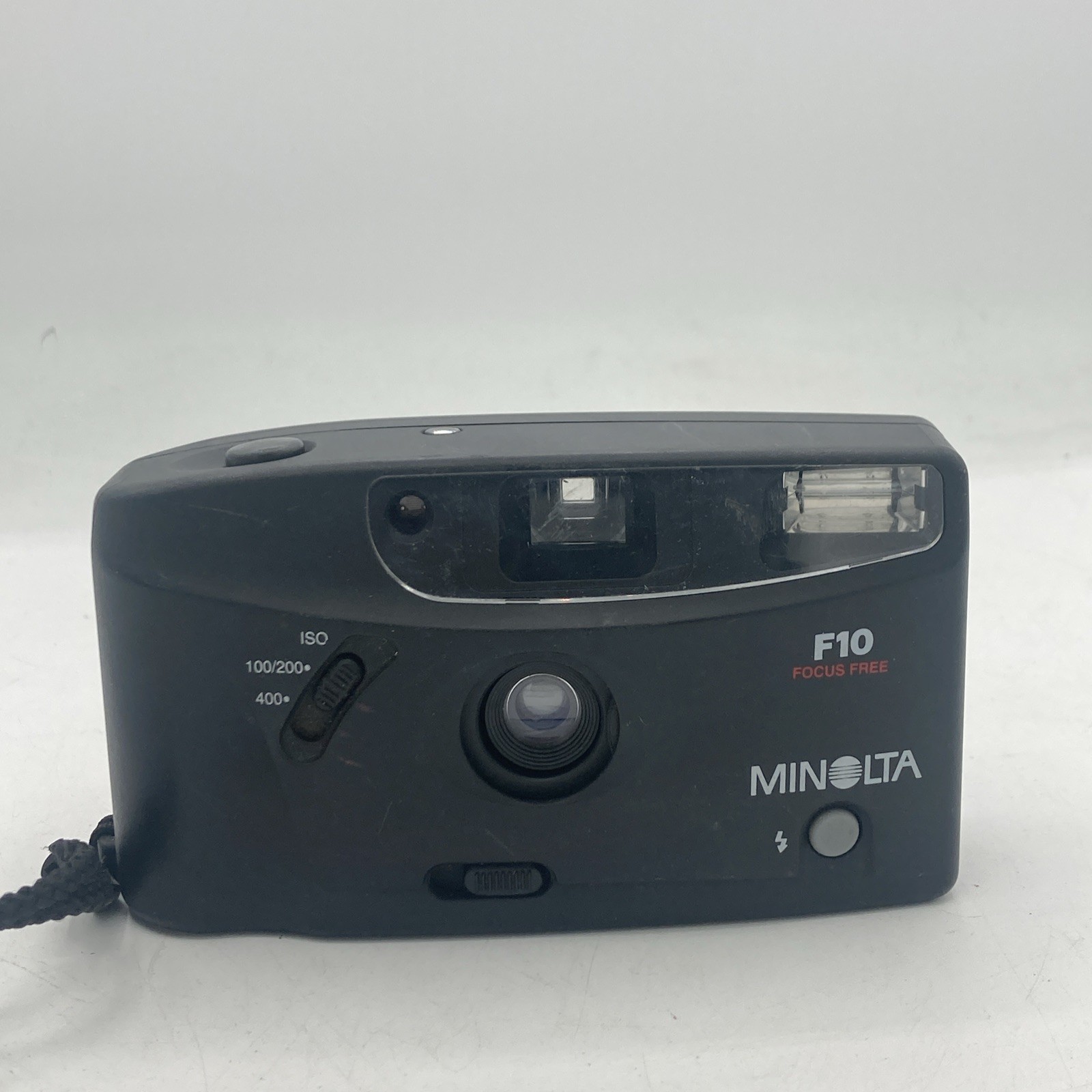 Minolta F10 Focus Free 35mm Point & Shoot Film Camera Parts Only Free Shipping