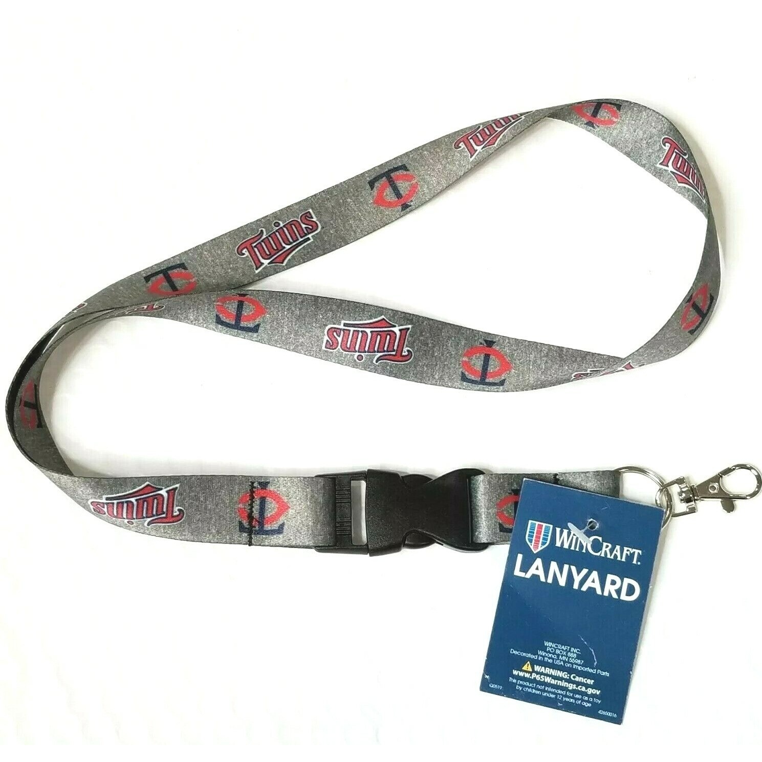 WinCraft Minnesota Twins MLB Baseball Lanyard Neck Strap ID Badge Holder