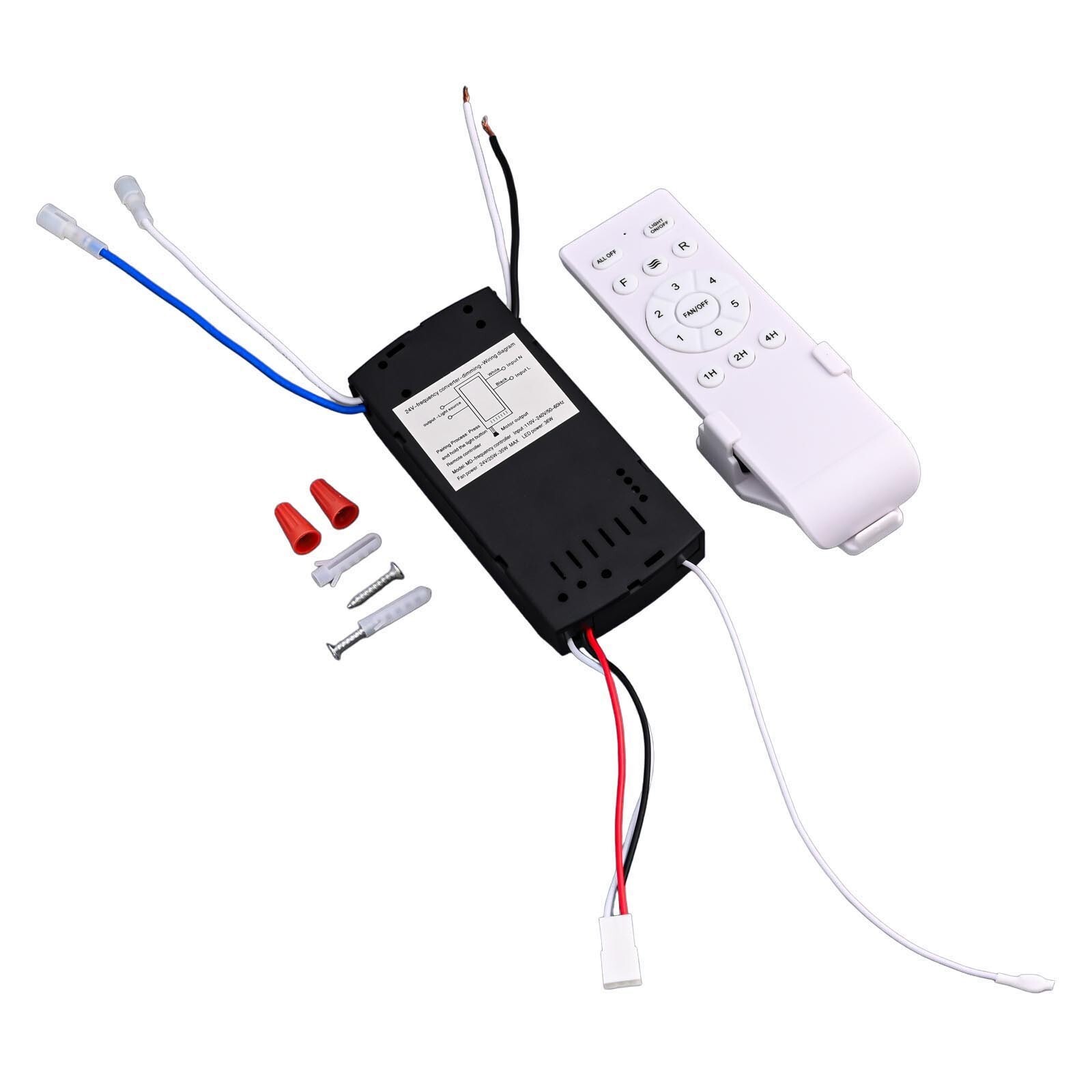 Frequency Conversion Ceiling Fan Remote Control Kit Light Receiver Controller