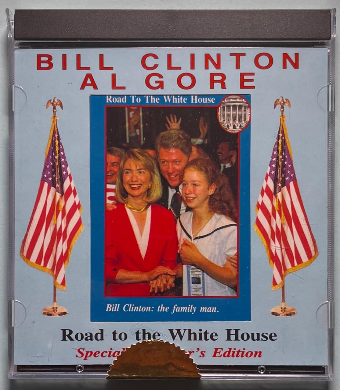 BILL CLINTON AL GORE 1993 ROAD TO THE WHITE HOUSE 7 CARD SET