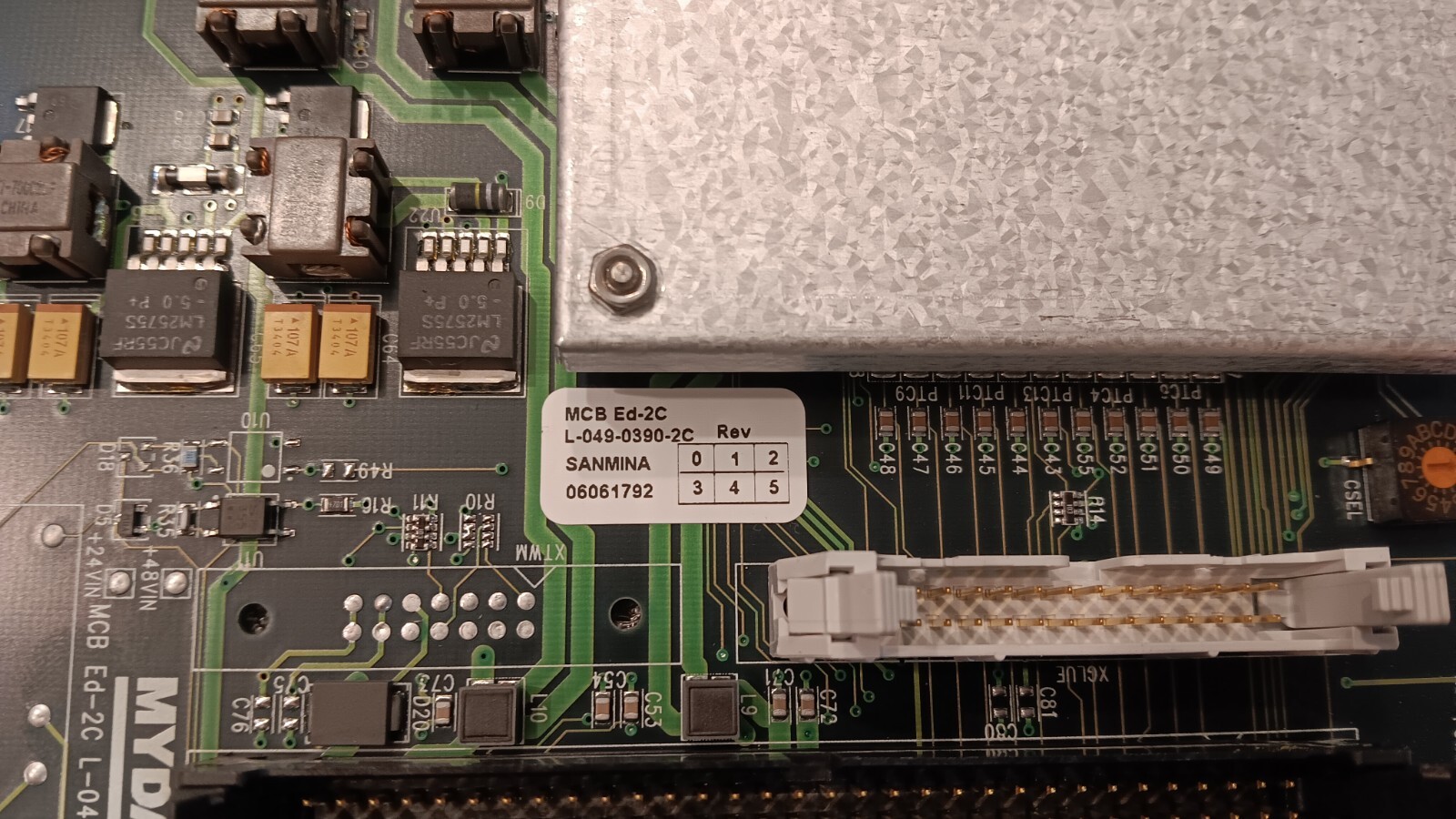 Mydata L-049-0390-2C MCB ED-2C Board MCU