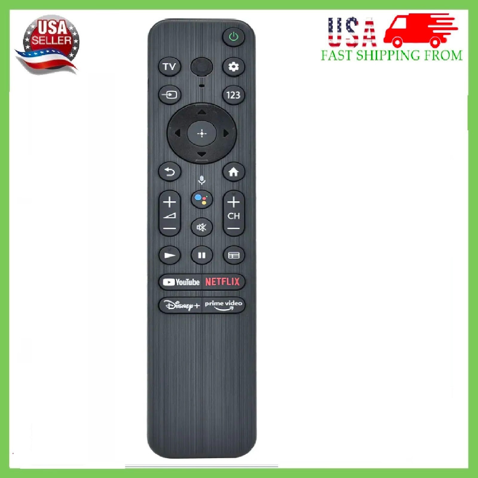 New RMF-TX800U Voice TV Remote Control Replacement for Sony Smart TVs XBR & More