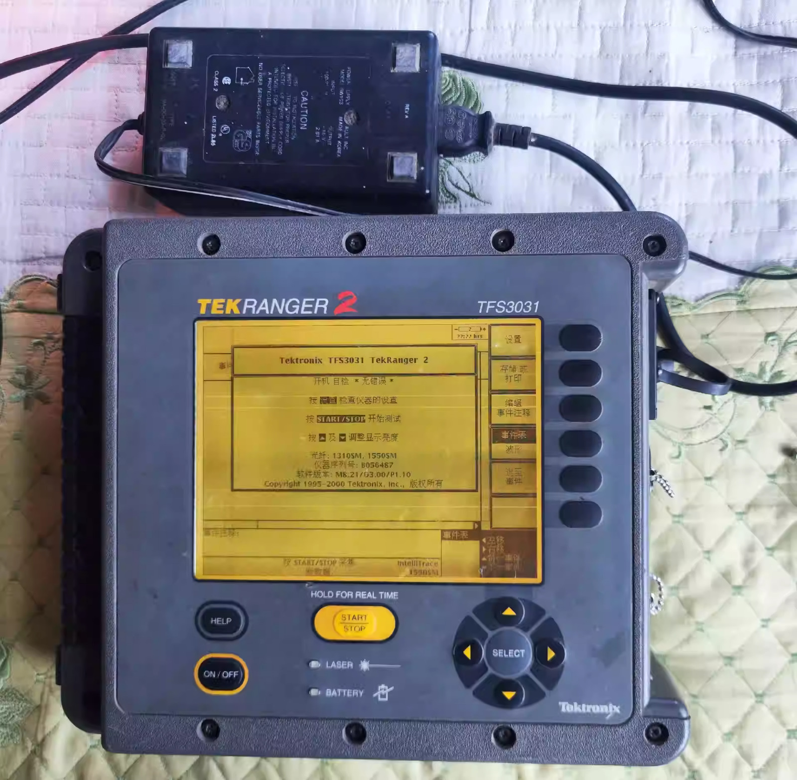 1PCS Tektronix Tekranger TFS3031 Mini Optical Time Domain Reflectometer