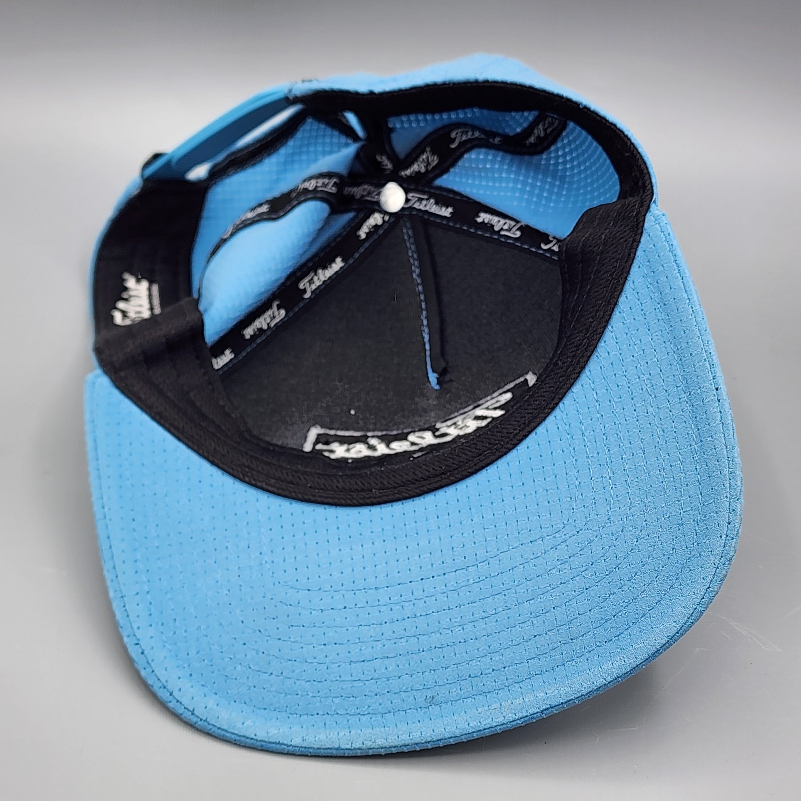 Titleist Golf Hat Blue Black Snapback Cap Patch Athletic Breathable Classic