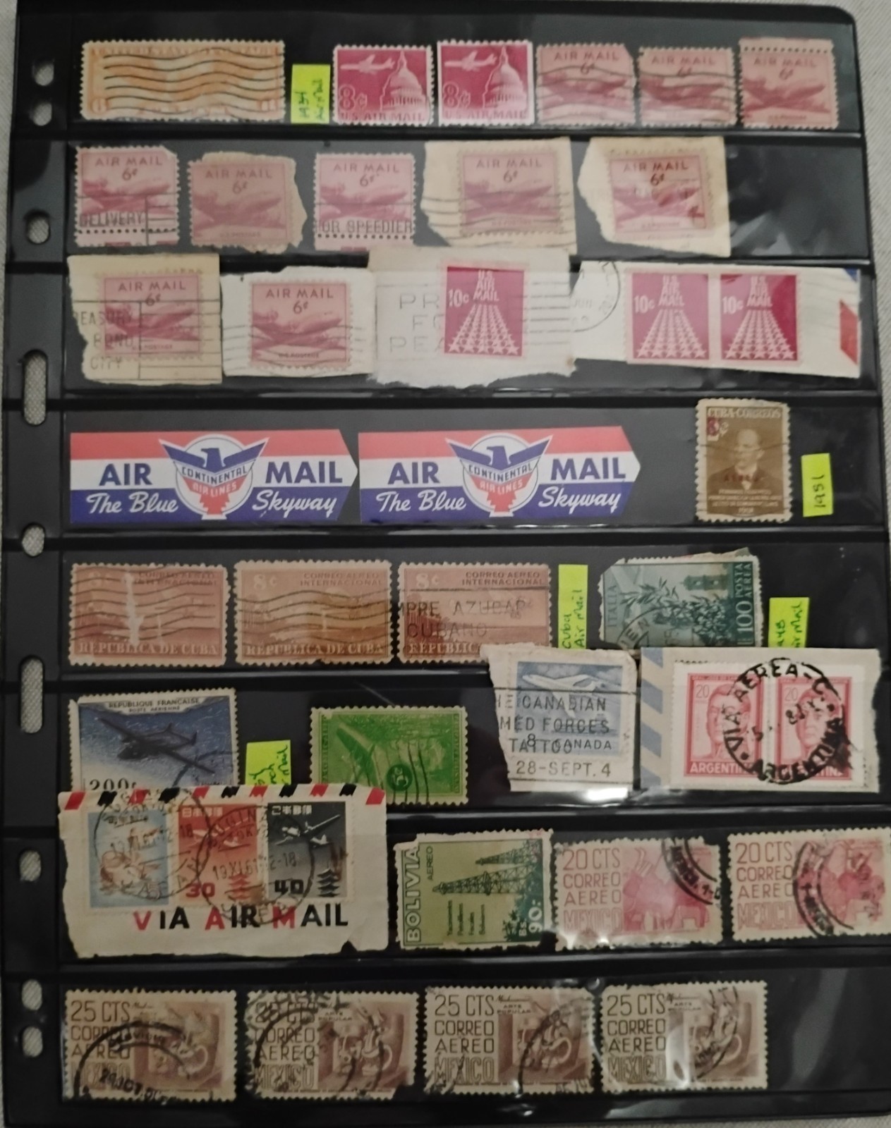 Estate US And Foreign Postage Stamp Collection Lot