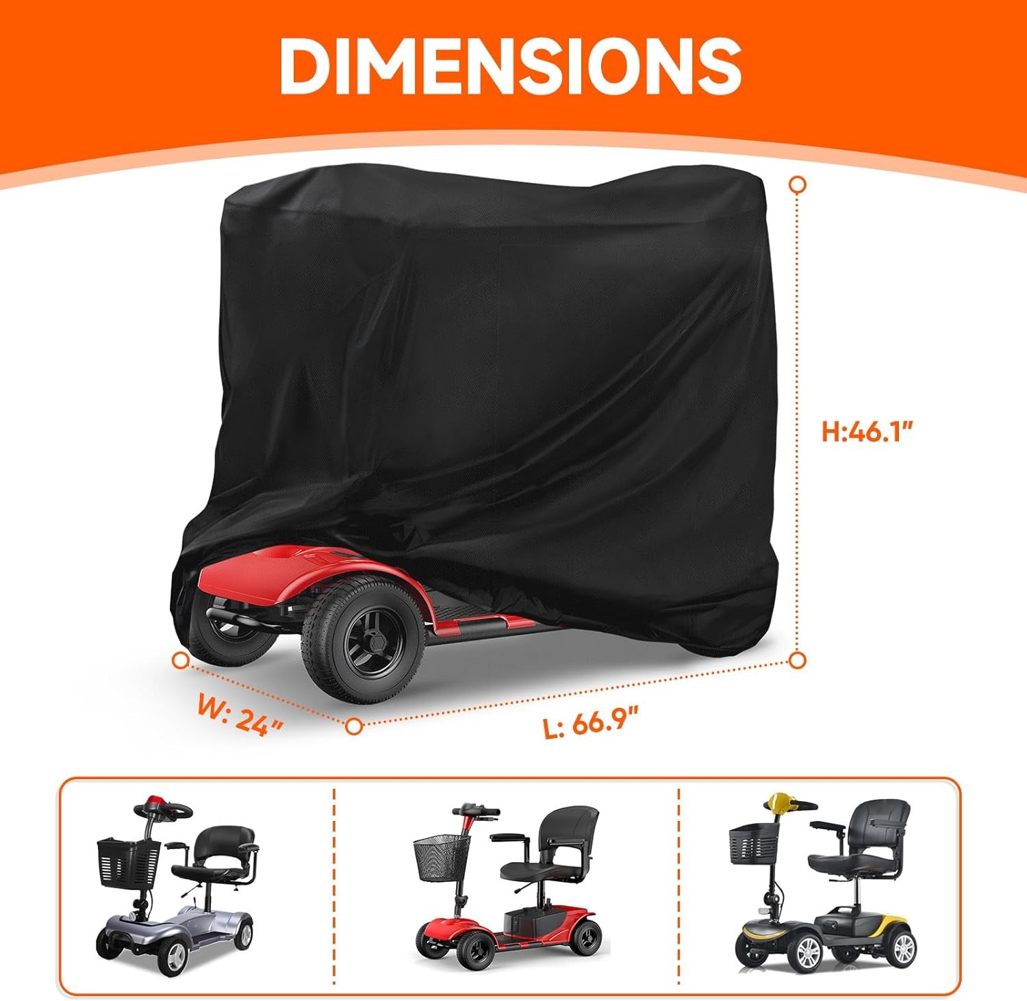 Scooter Cover 66 Waterproof New