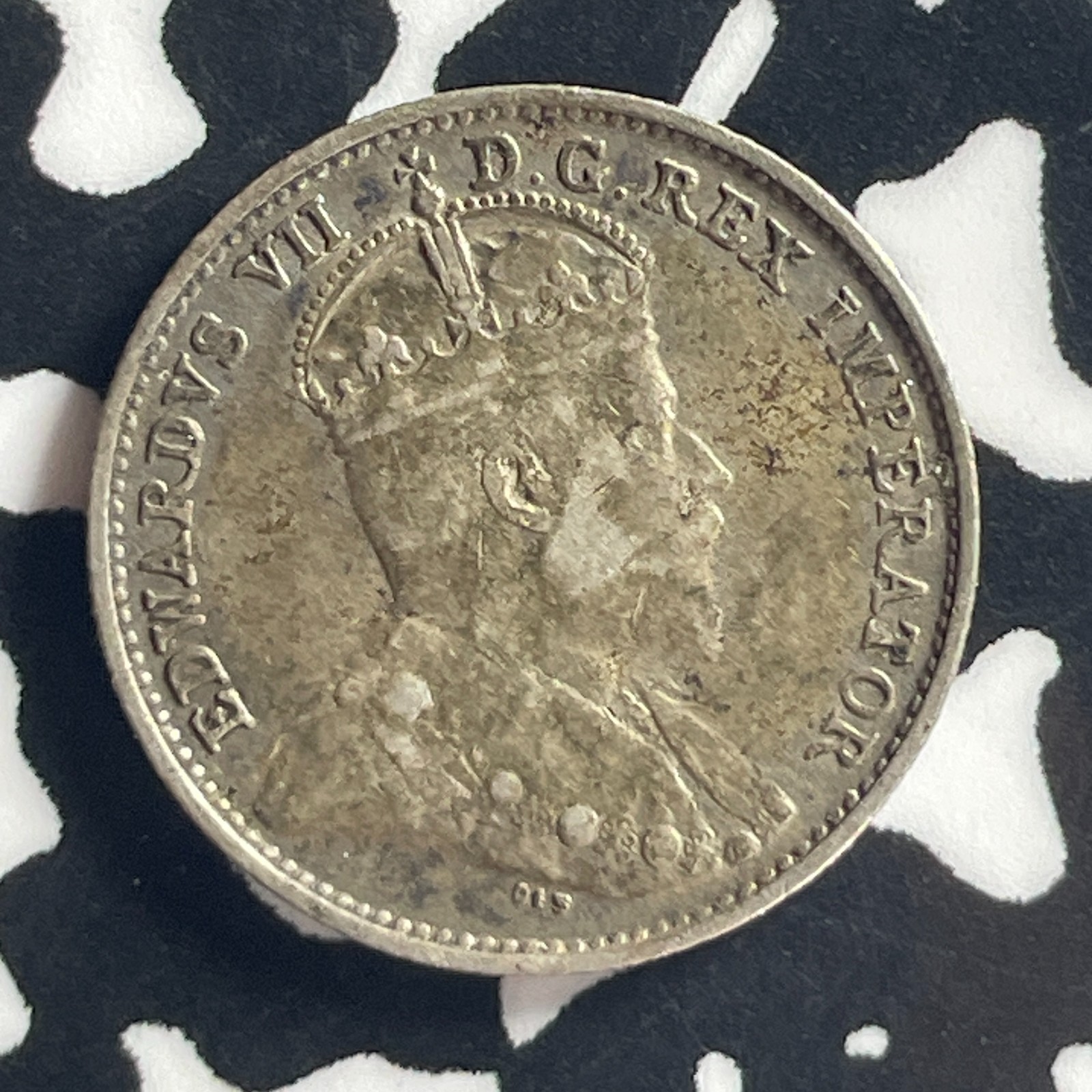 1909 Canada 5 Cents Lot#T7882 Silver! Nice! Round Leaves