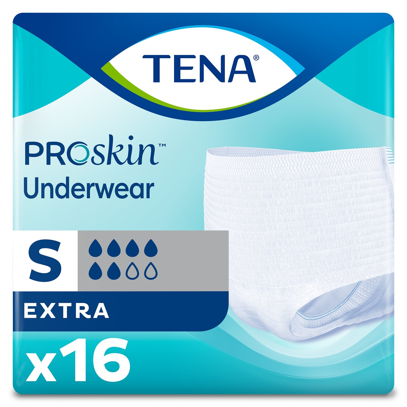TENA Disposable Underwear Small Ultimate-Extra 64 Ct