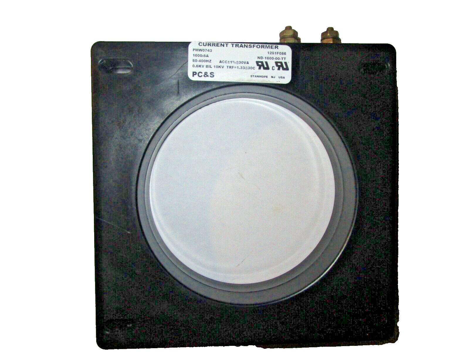 INSTRUMENT TRANSFORMERS CURRENT TRANSFORMER ND-1600-00-TT