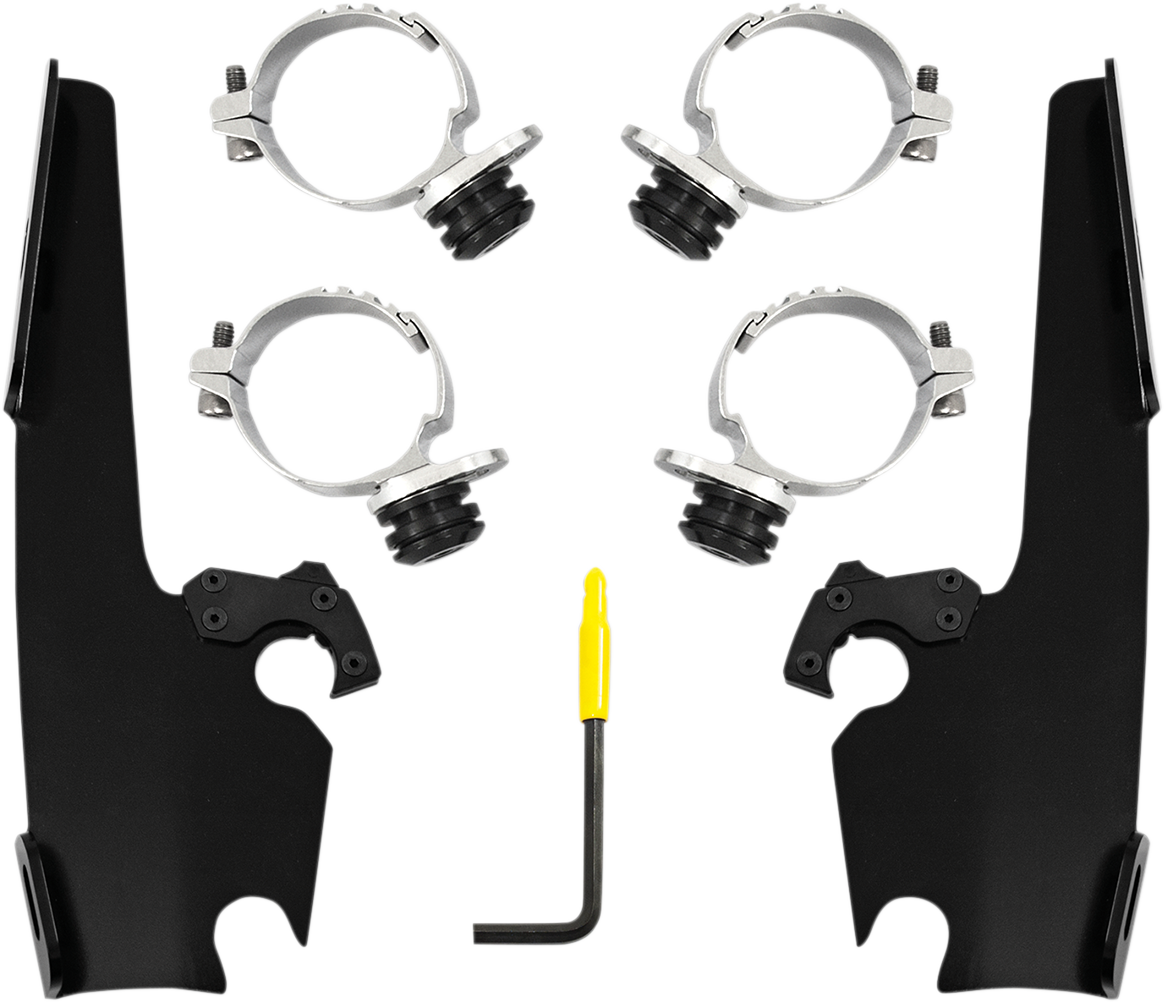 Memphis Shades No-Tool Trigger-Lock Mount Kits, Black MEB2036