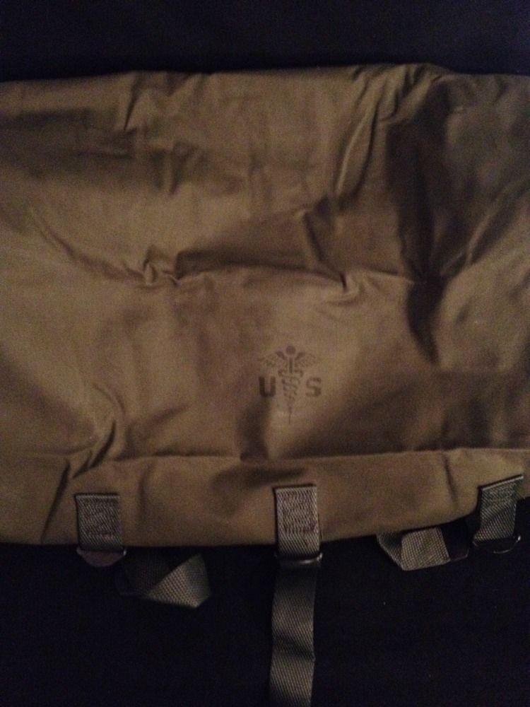 MILITARY Hospital Linen Nylon Bag Green Small 6545-00-926-6660 Good Condition