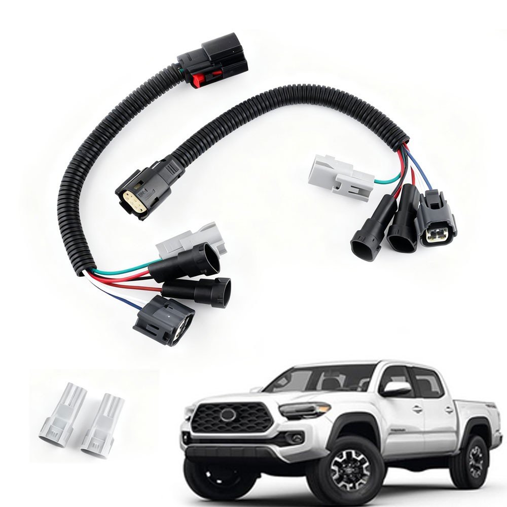 2x For Toyota Tacoma 2016-2023 LED Headlights Conversion Harness Adapters Plug