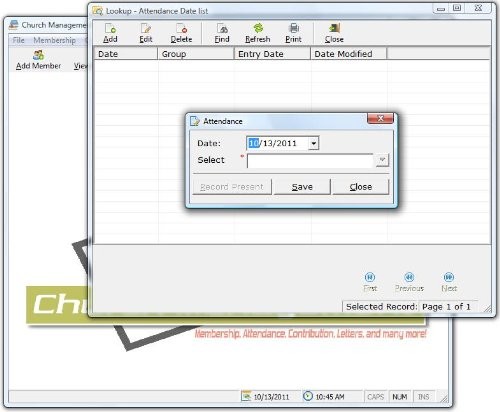 Church Management Software Professional Membership System; Church Facilities,...