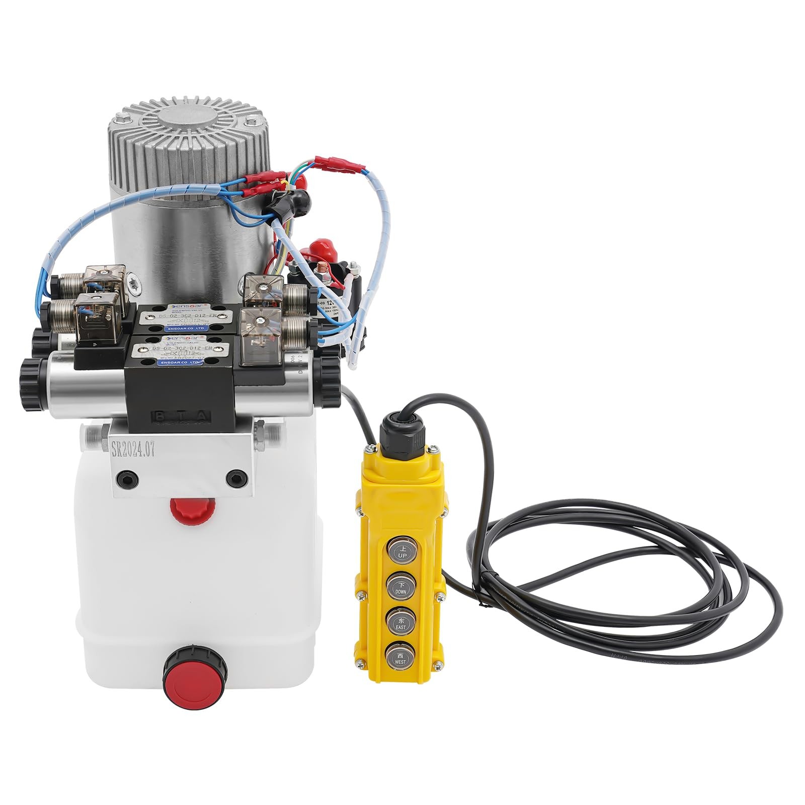 Hydraulic Pump 12V DC Hydraulic Power Unit Double Acting Double Solenoid 22Mpa