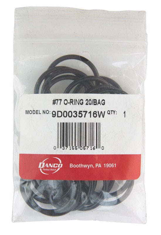 Danco 1-1/4 in. D X 1-1/16 in. D Rubber O-Ring 20 pc.