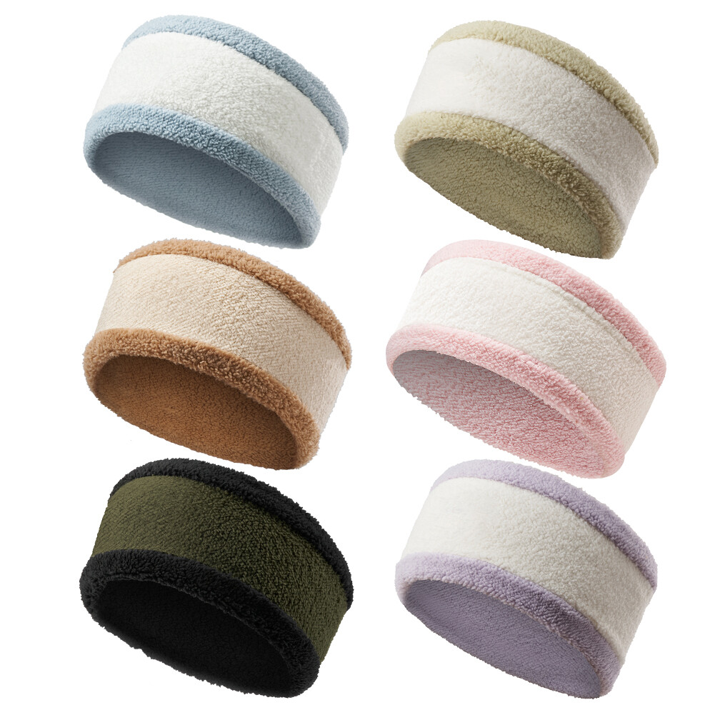 Winter Ear Warmer Hairbands for Men Women Cold Weather Fleece Ear Muffs Headband
