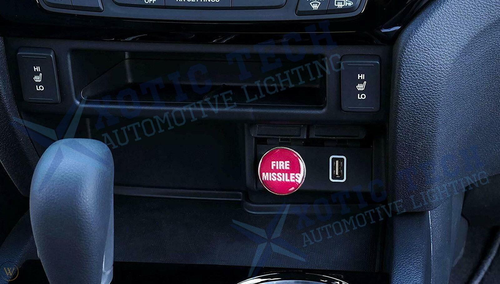 Fire Missile Push Button Design Car Cigarette Lighter Plug Socket Dust Cap Cover