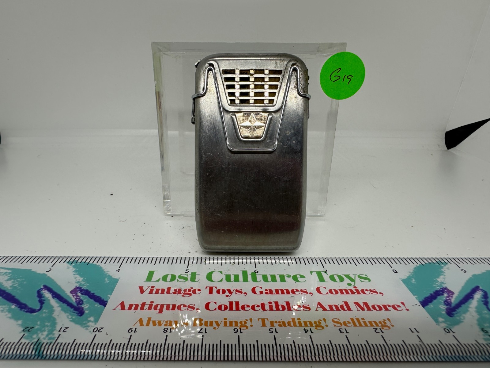 Vintage 1950s Sonotone Hearing Aid Model 200 Silver Device Only LotG19