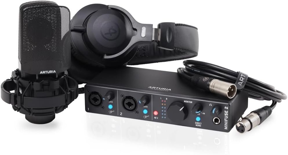 Arturia Minifuse Recording Pack - Black