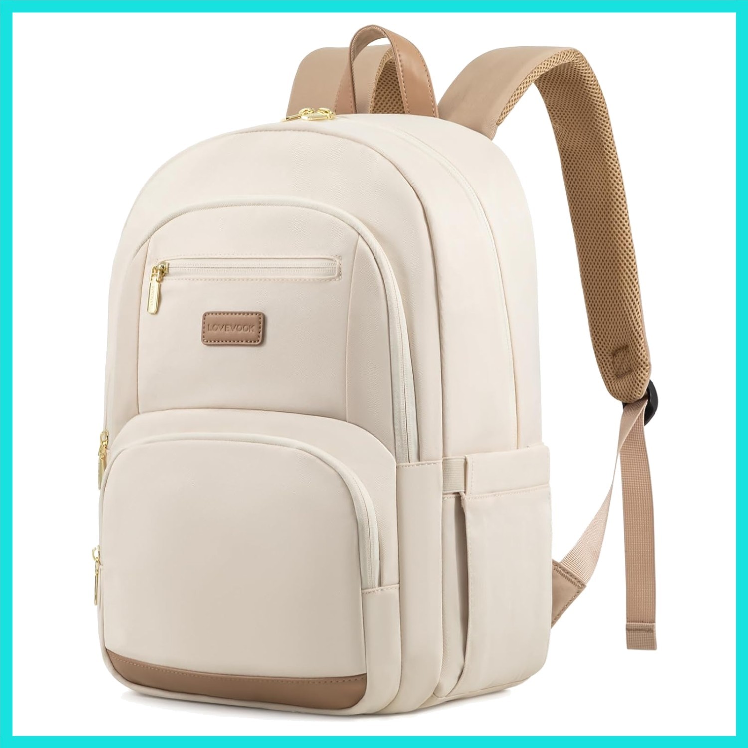 Travel Laptop Backpack for Women, Waterproof Work Backpack Fits 15.6 Inch Lap...