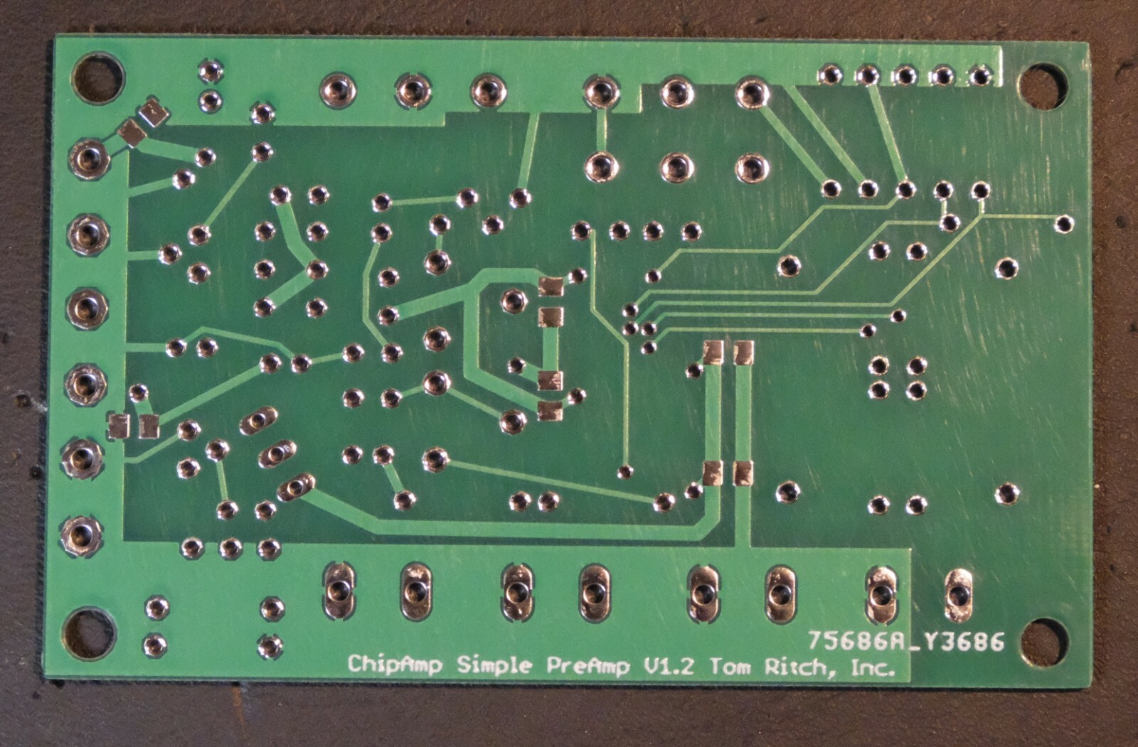 DIY Audio - Stereo PreAmp PCB - Bare PCB + Support Documents, Not a Kit