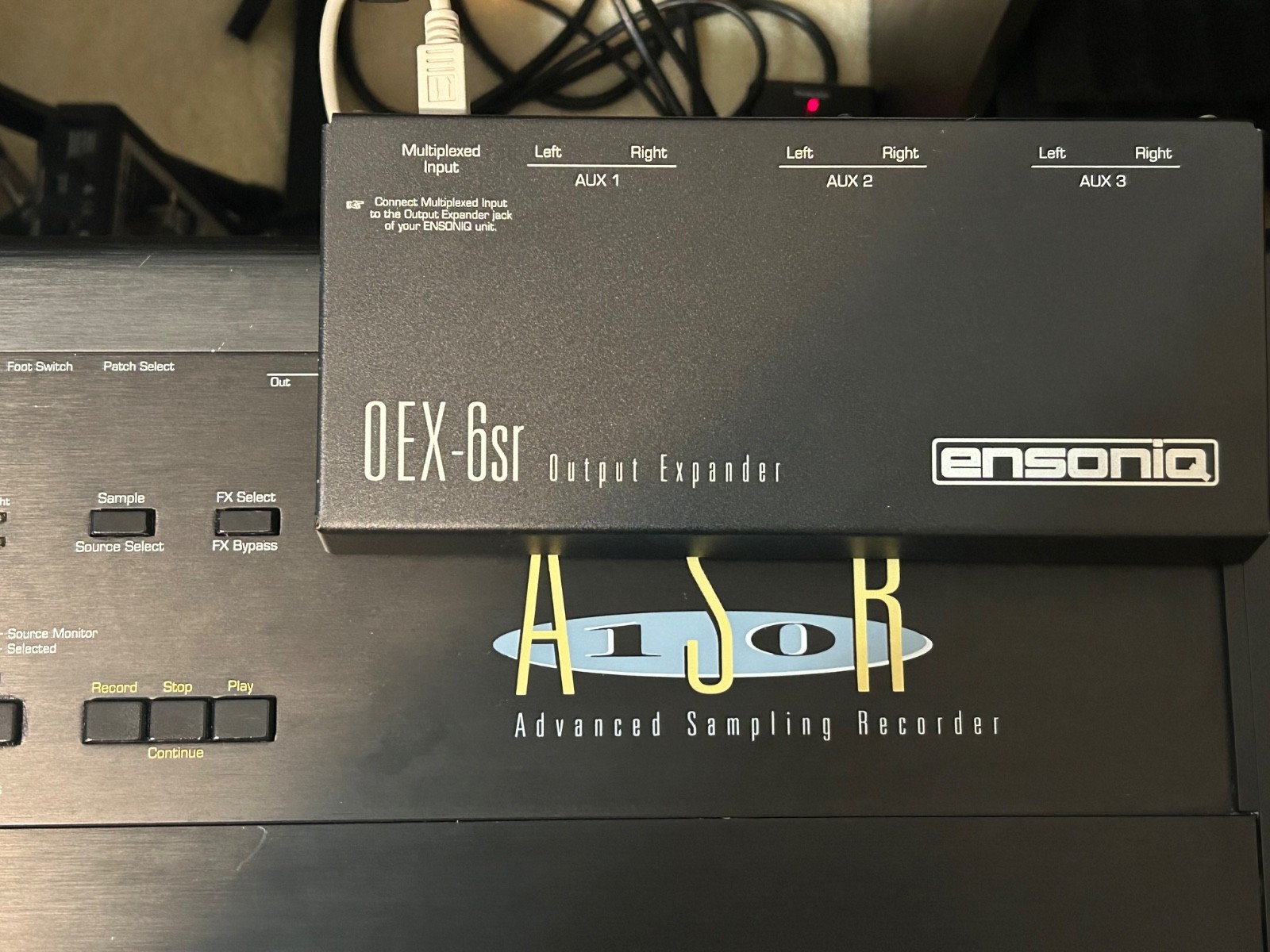 Ensoniq OEX-6sr Output Expander for ASR-10, ASR-88, Eps 16 Plus Keyboard(Rare)